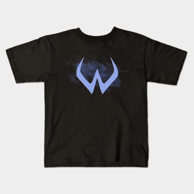 Widowmaker Watercolor Emblem Kids T-Shirt by daniellecaliforniaa